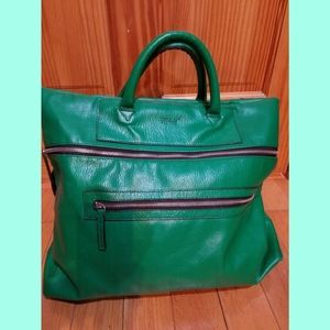 Matt & Nat large green handbag/overnighter